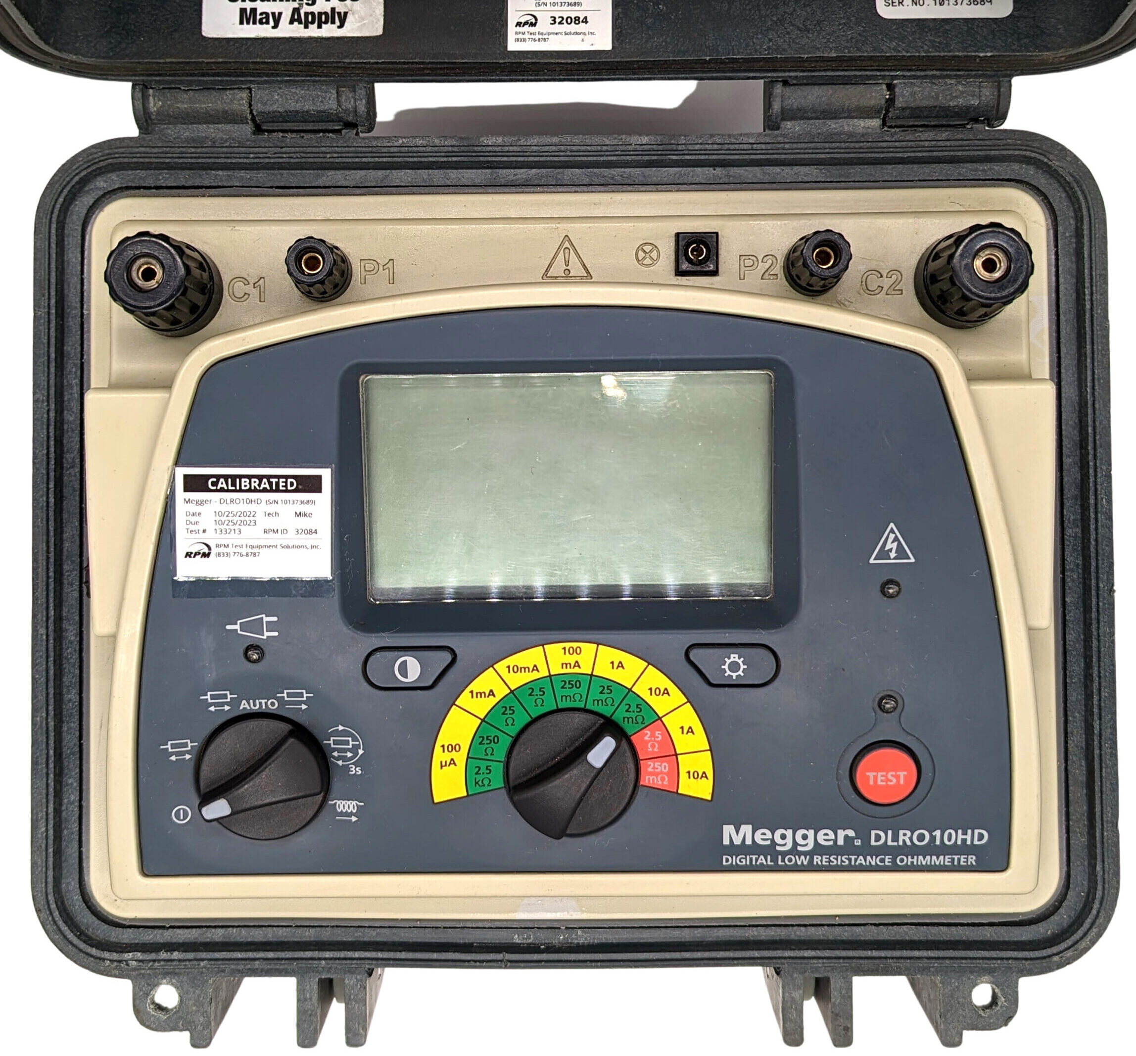 Megger DLRO10HD RPM Test Equipment Solutions Inc