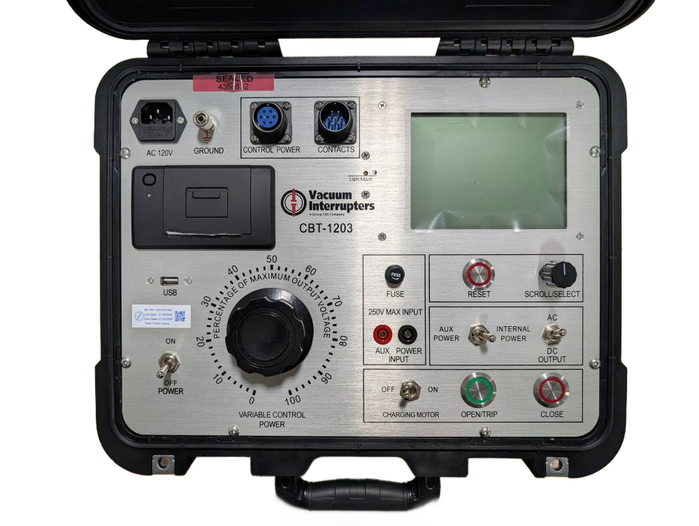  Vacuum Interrupters CBT-1203 - RPM Test Equipment Solutions Inc. Illustration 